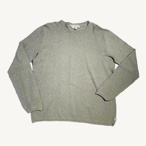 2nd Chapter Pale Green Long Sleeve Sweater Top Ribbed Knit Size Large